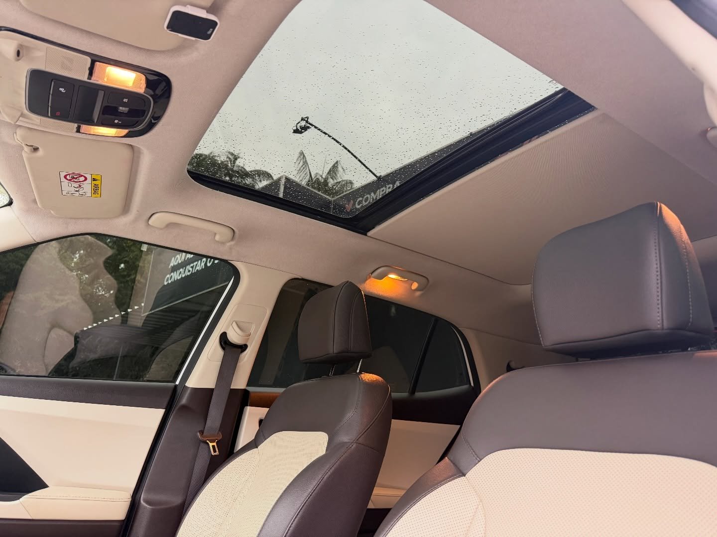 Teto solar panorâmico do Hyundai Creta